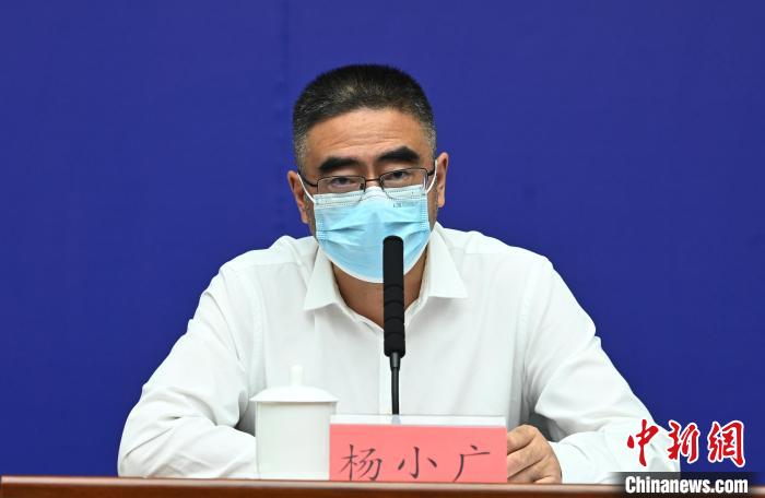 成都市政府副秘書長、市衛健委主任楊小廣。　安源 攝