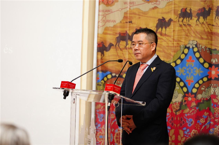 中國駐匈牙利大使龔韜。布達佩斯中國文化中心供圖