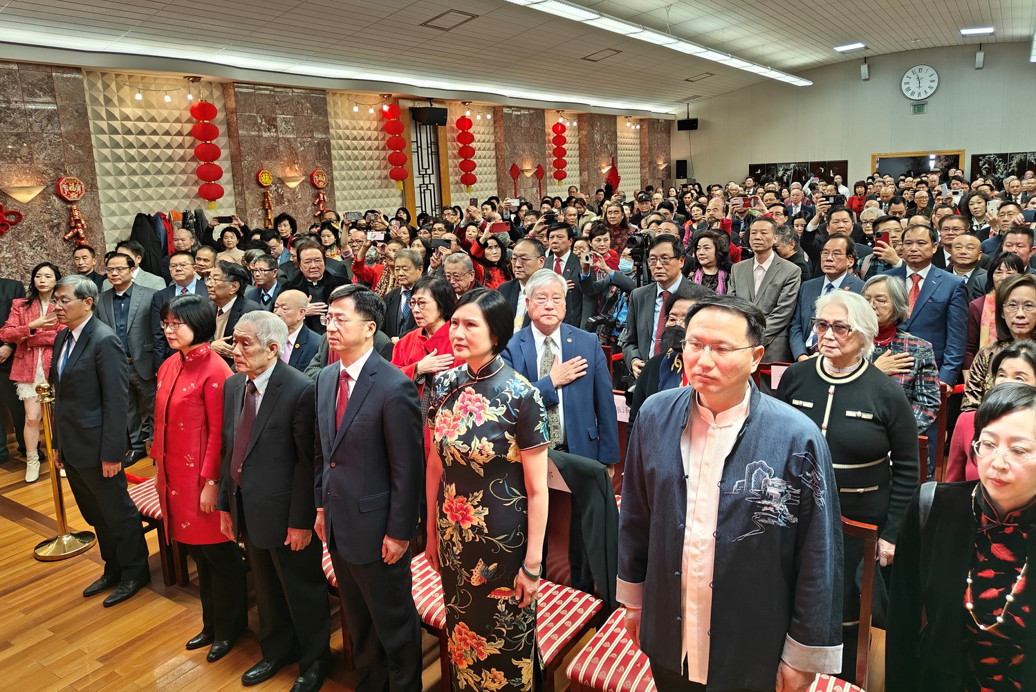 領區各州代表參加招待會。主辦方供圖