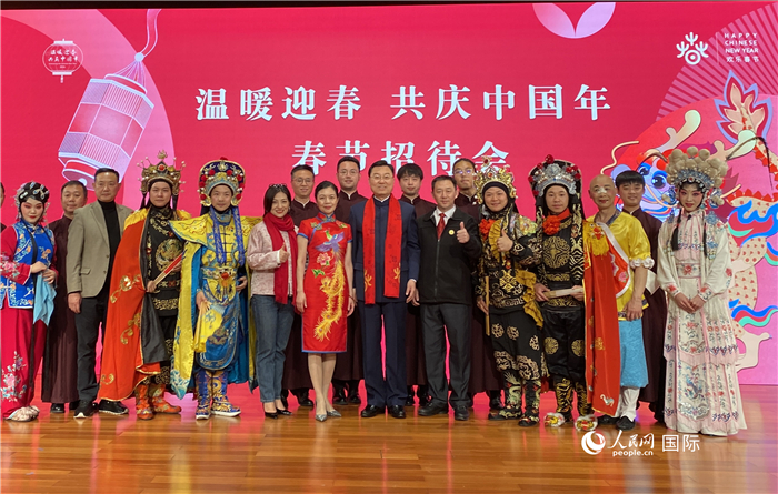 當(dāng)?shù)貢r間2月5日晚，中國駐美國大使館舉辦僑學(xué)界專場春節(jié)招待會。 人民網(wǎng)記者 李志偉攝