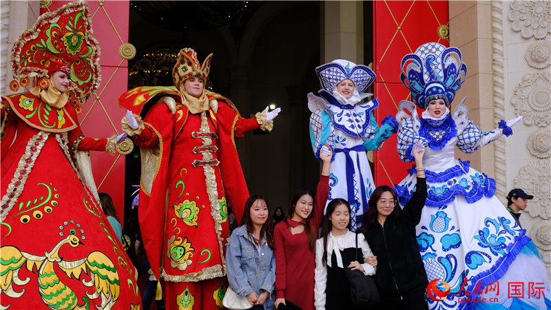 北京展覽館舉辦首屆俄羅斯“謝肉節(jié)”慶祝活動(dòng)。人民網(wǎng) 褚夢(mèng)琦攝