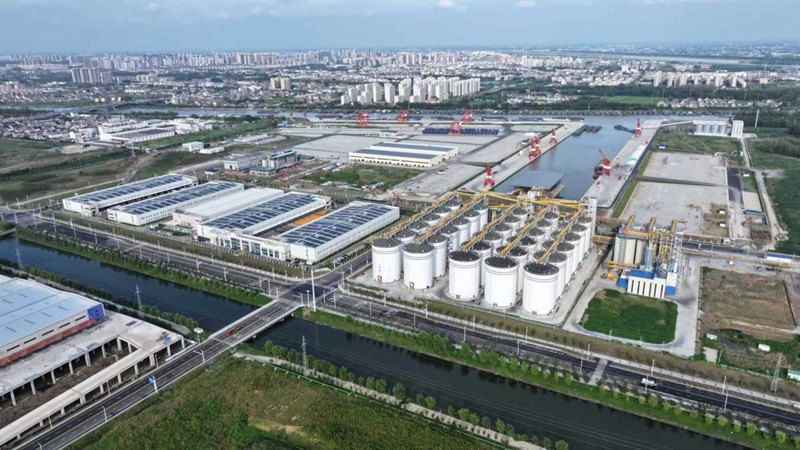 航拍黃碼港產(chǎn)業(yè)園。蔣童攝