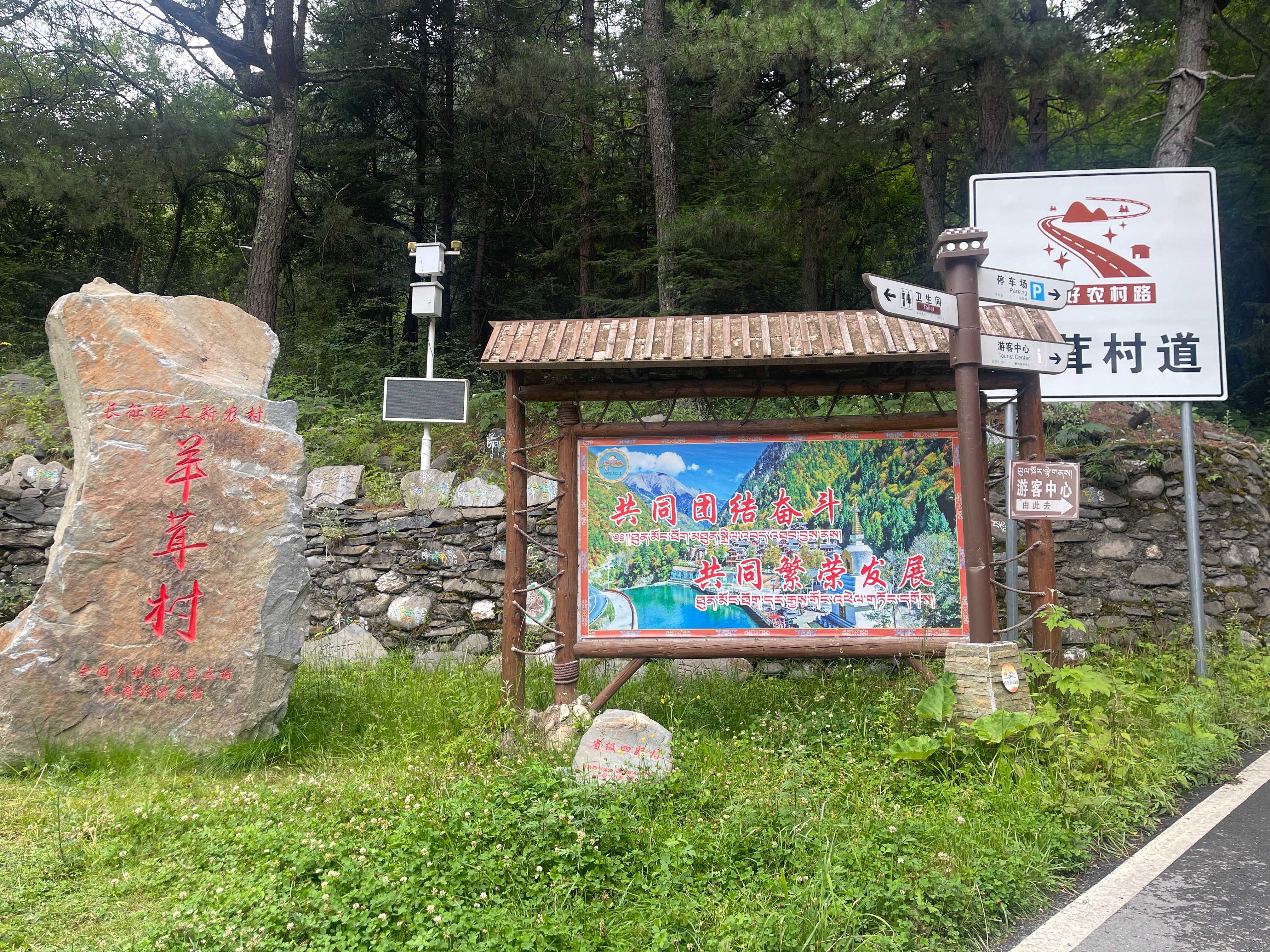 羊茸村村貌。人民網 周靜圓攝